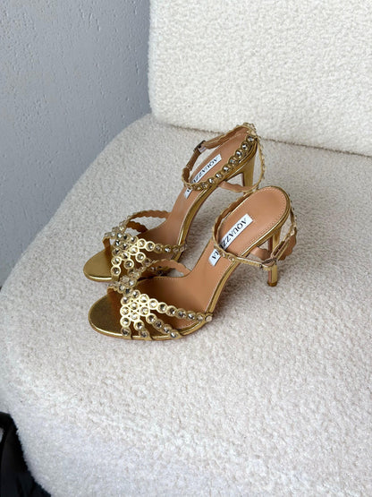 Aquazzura Heels - Gold