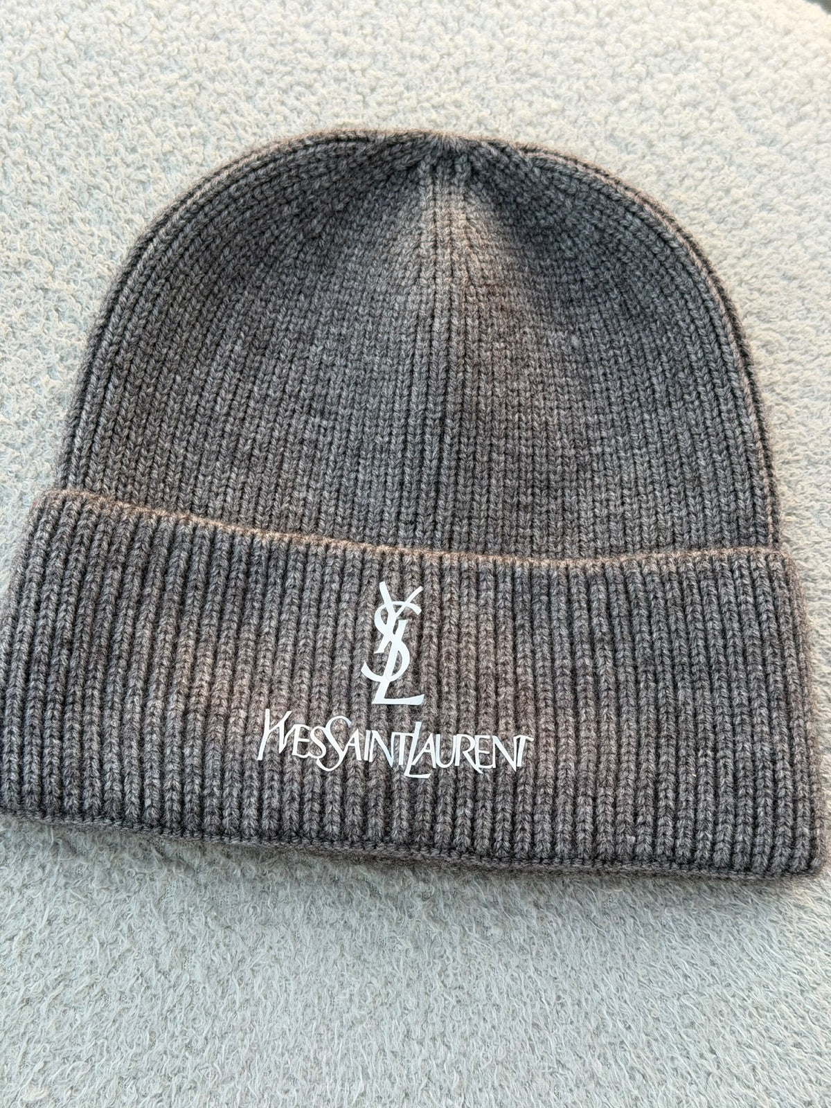 Saint Laurent Beanie - Grey
