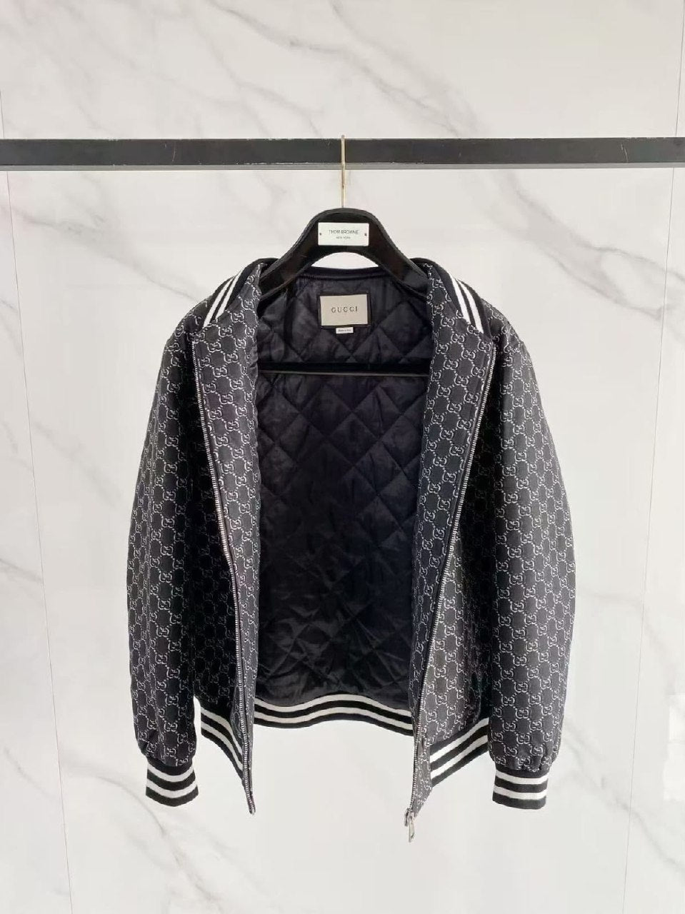 Gucci Bomber Jacket - Grey Monogram