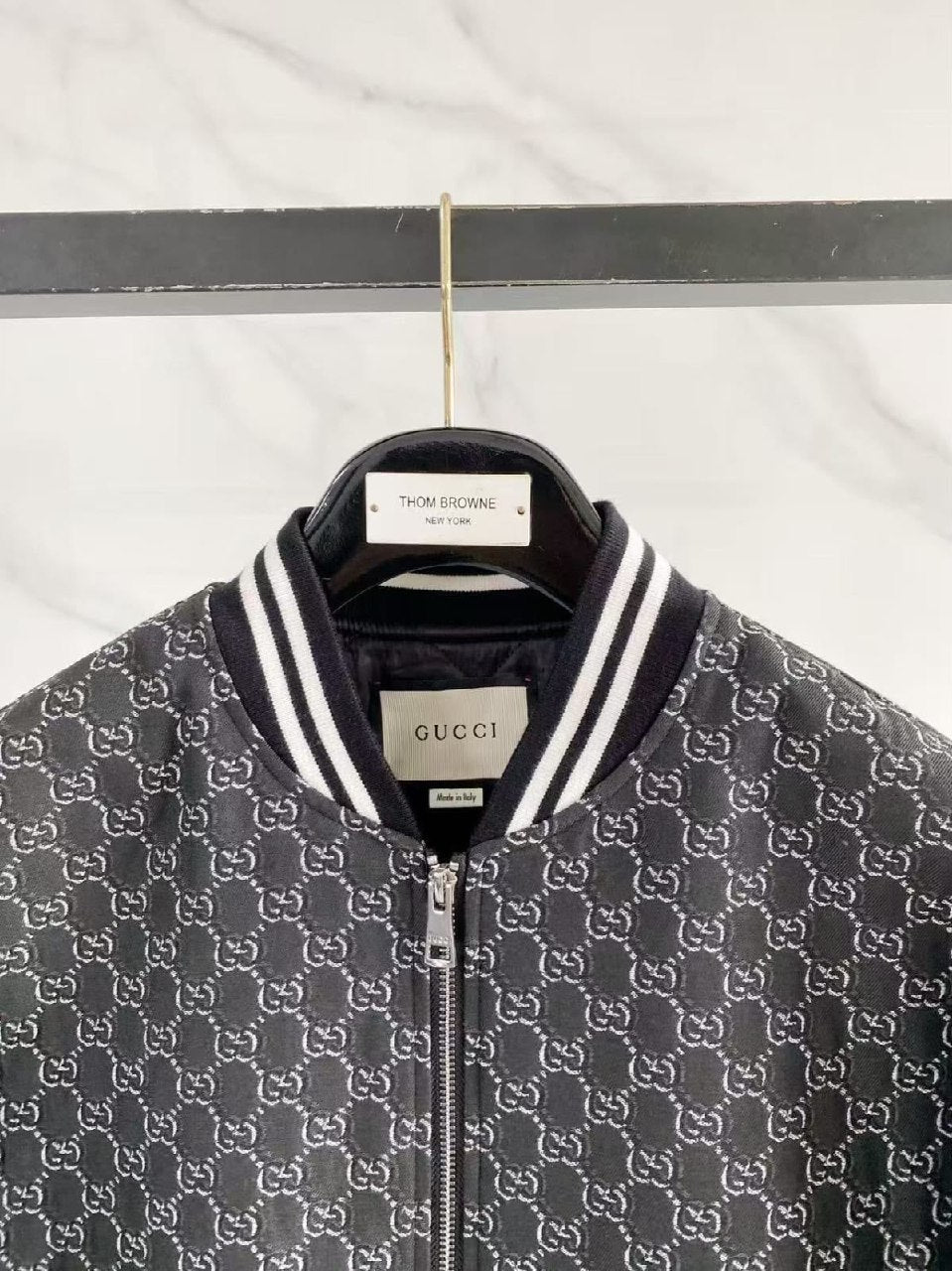 Gucci Bomber Jacket - Grey Monogram