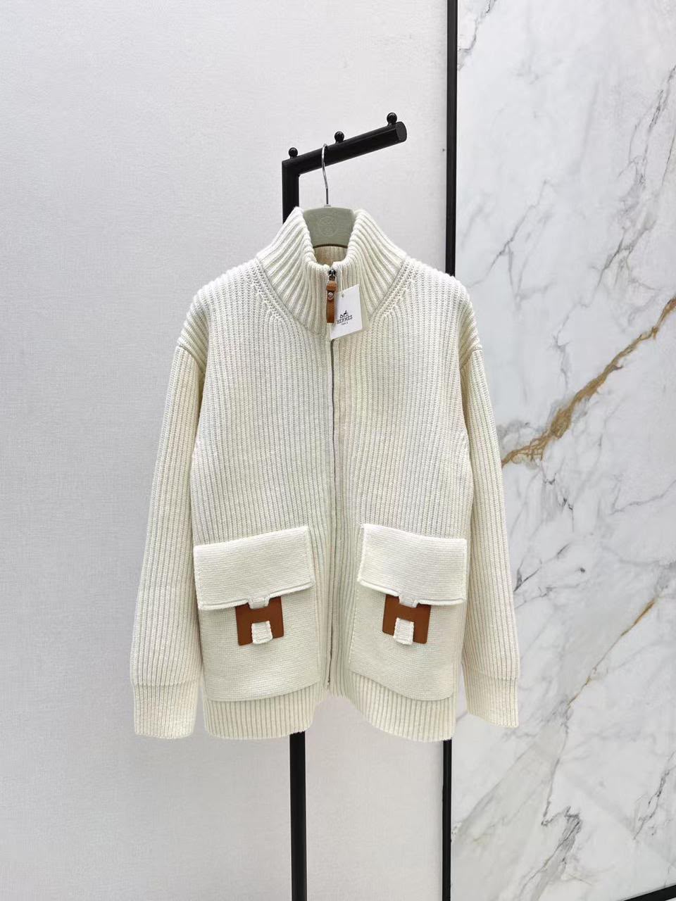Hermes Sweater - White