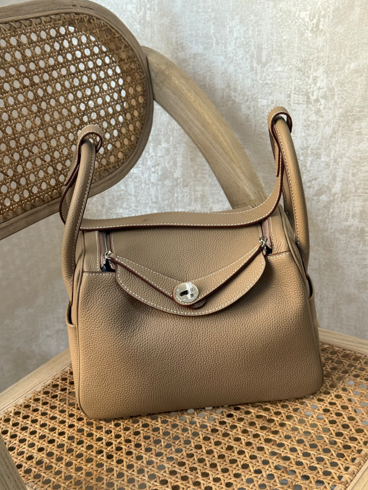 Hermes Shoulder Bag - Beige