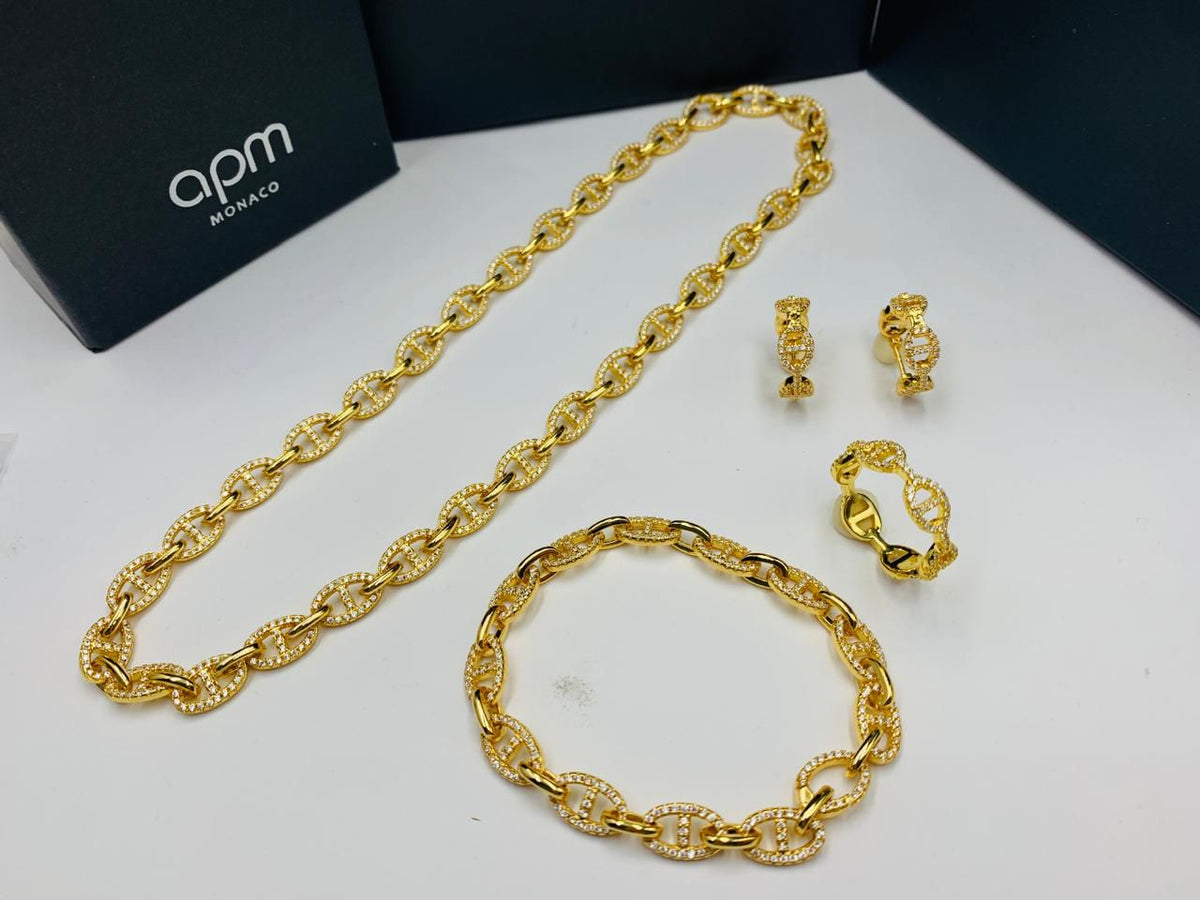 APM Monaco Jewelry Set - Gold