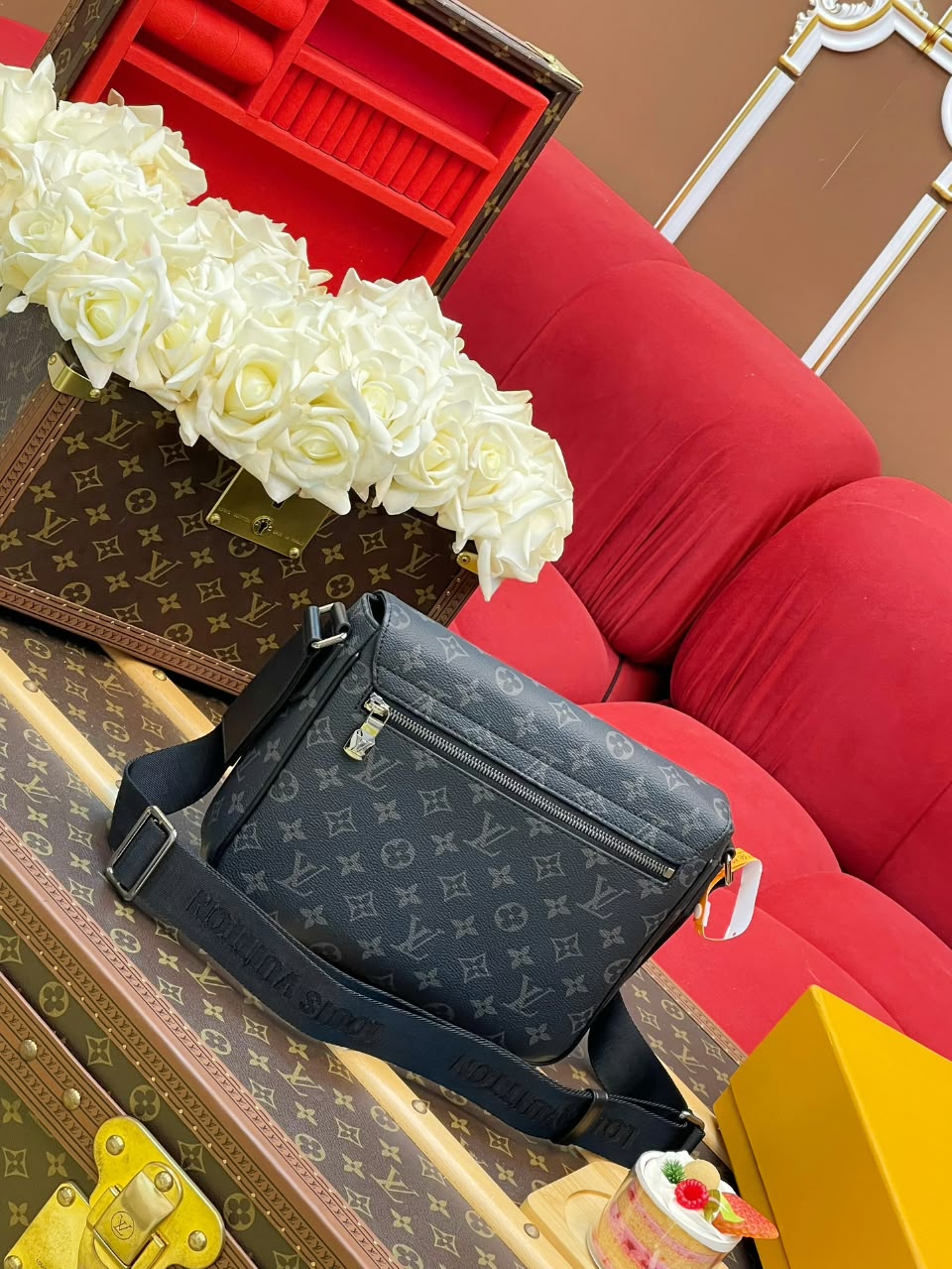 Louis Vuitton Crossbody Bag - Dark Grey Monogram