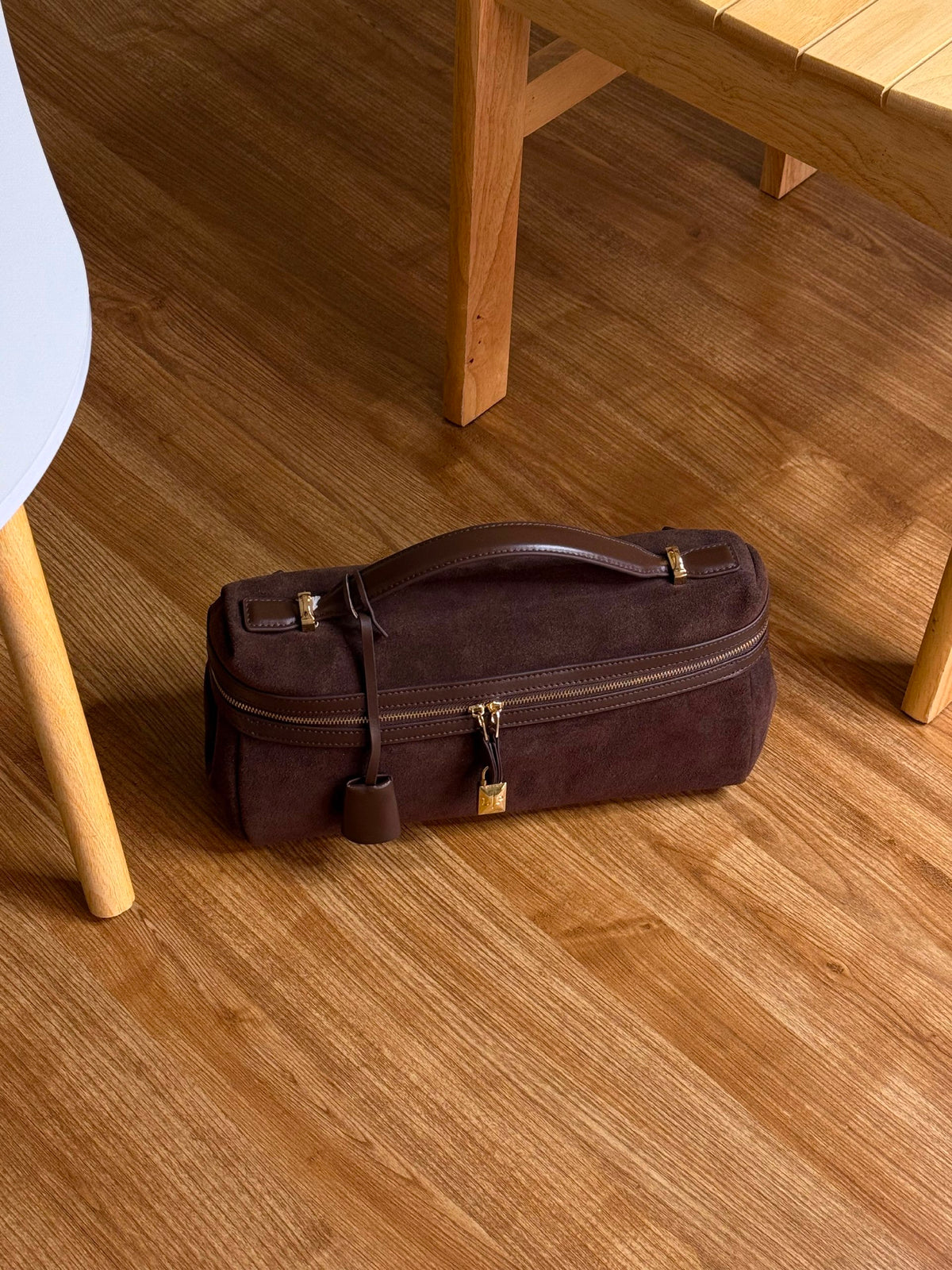 Loro Piana Makeup Bag - Dark Brown