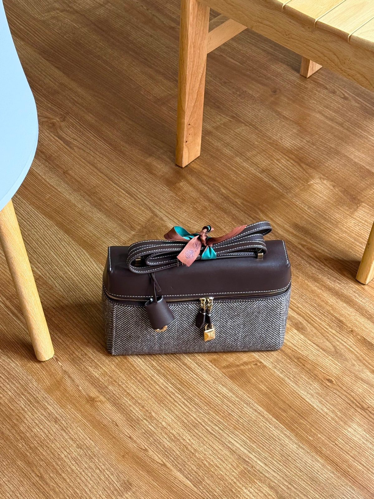 Loro Piana Makeup Bag - Grey