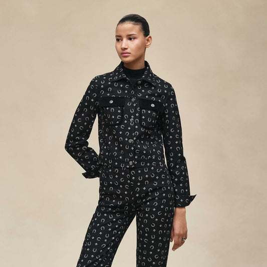 Hermès Jacket and Pants Set - Black