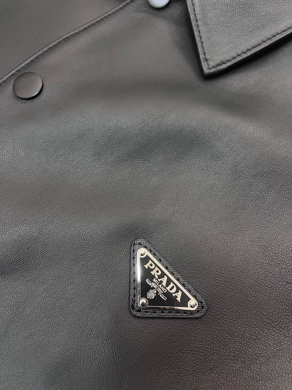 Prada Leather Shirt - 