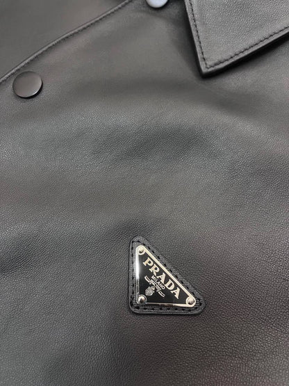 Prada Leather Shirt - 