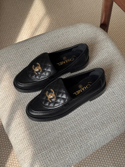 Chanel Loafers - Black