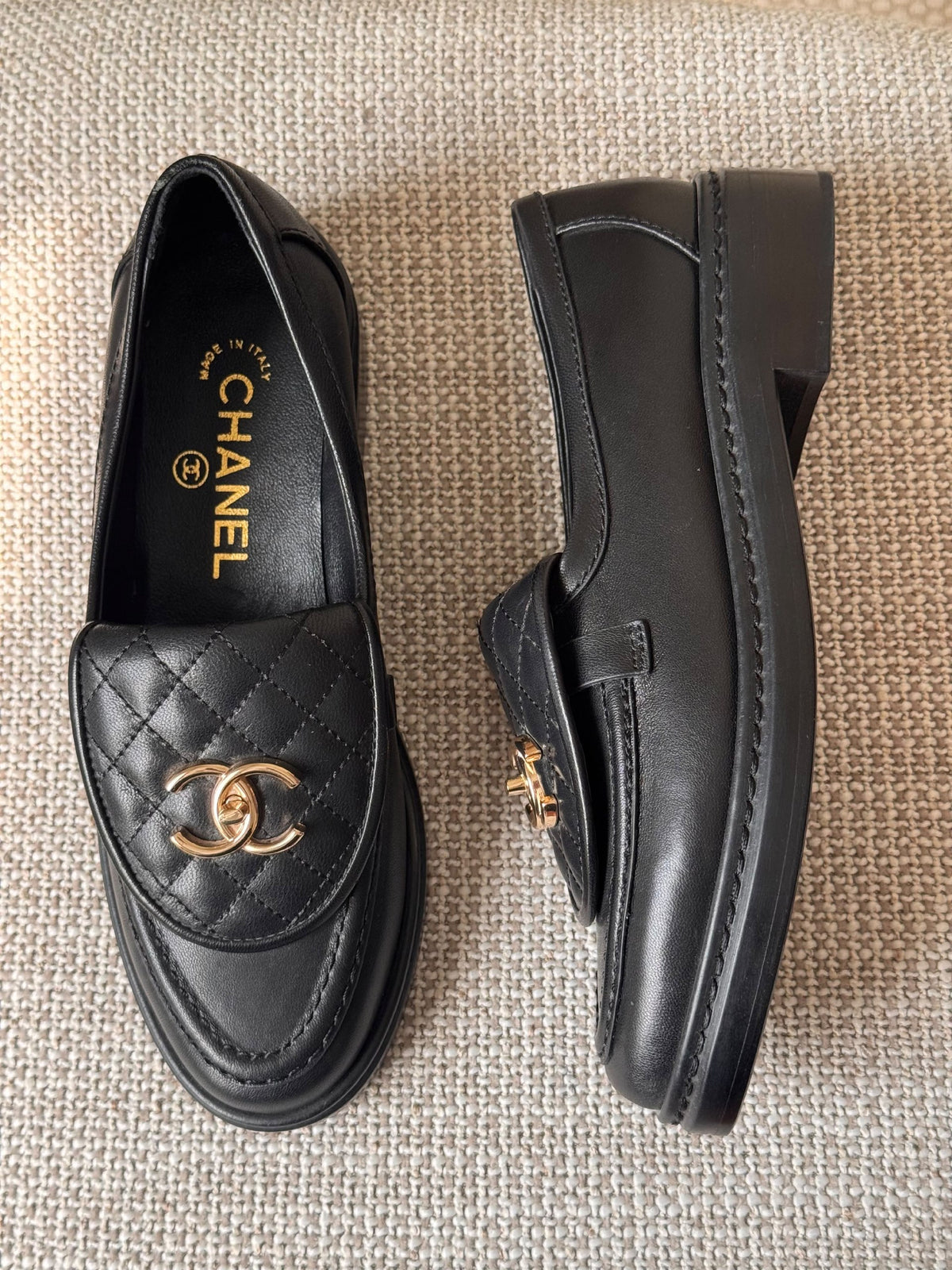 Chanel Loafers - Black