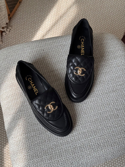 Chanel Loafers - Black