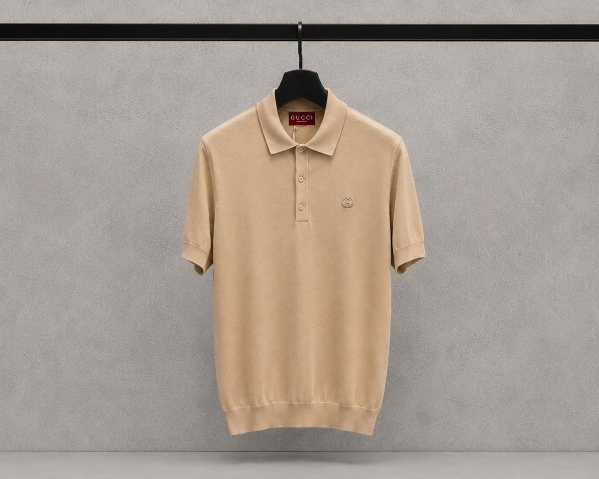 Gucci Polo Shirt - Beige, White, Navy, Grey, Black