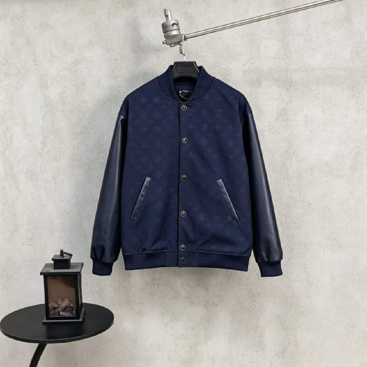 Louis Vuitton Bomber Jacket - Navy Embossed