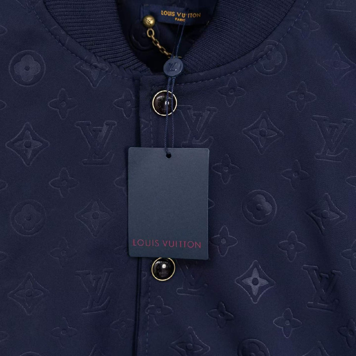 Louis Vuitton Bomber Jacket - Navy Embossed