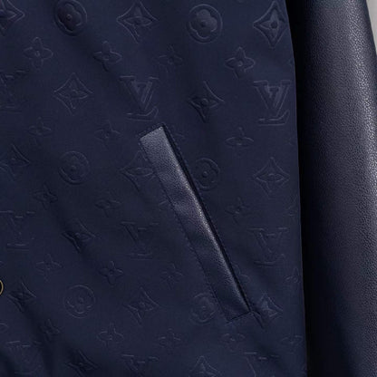Louis Vuitton Bomber Jacket - Navy Embossed
