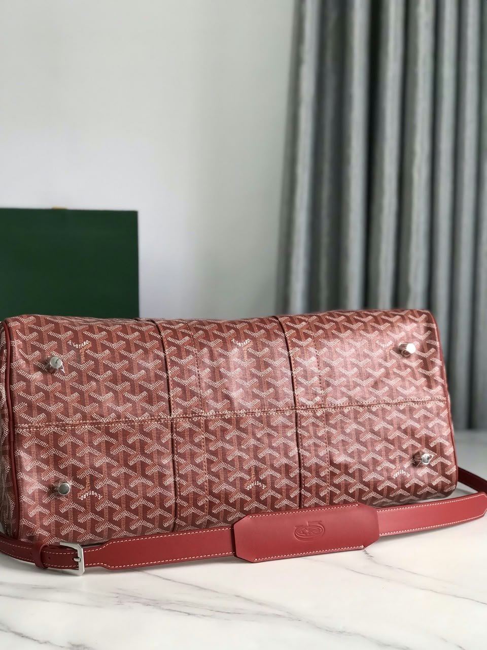 Goyard Boston Travel Bag - Red