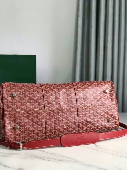 Goyard Boston Travel Bag - Red