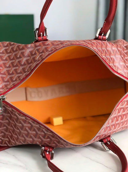 Goyard Boston Travel Bag - Red