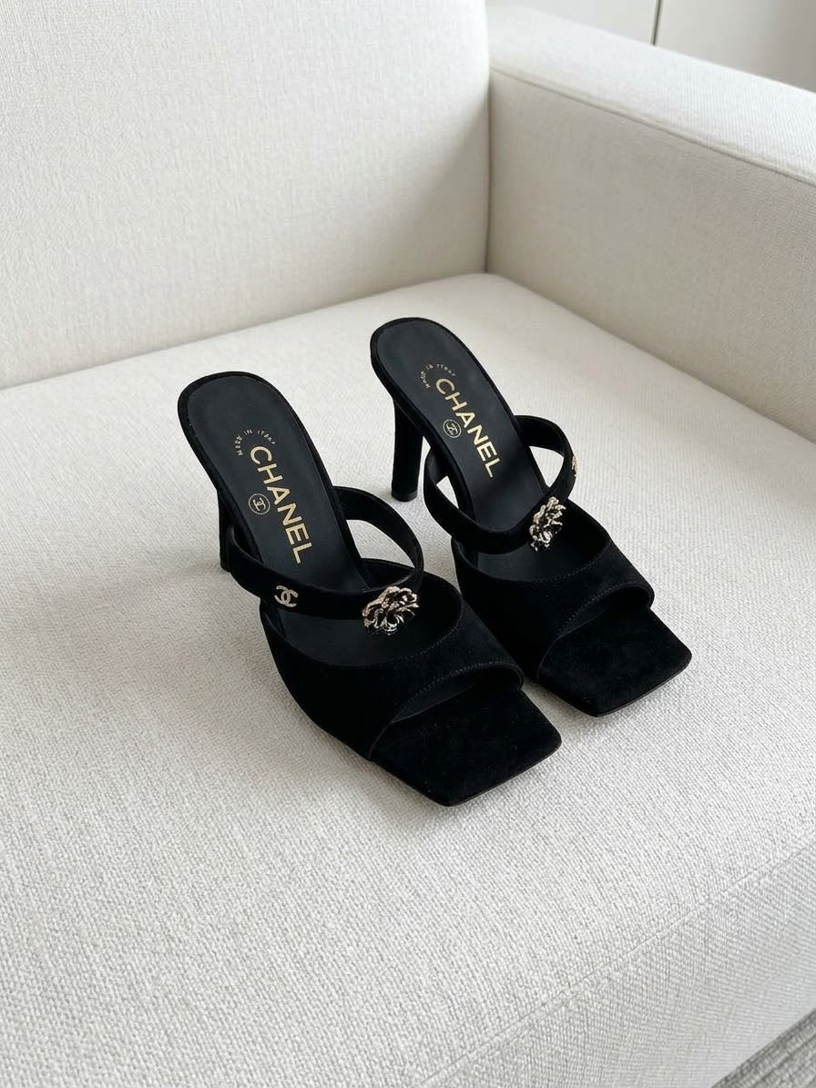 Chanel Heels - Black