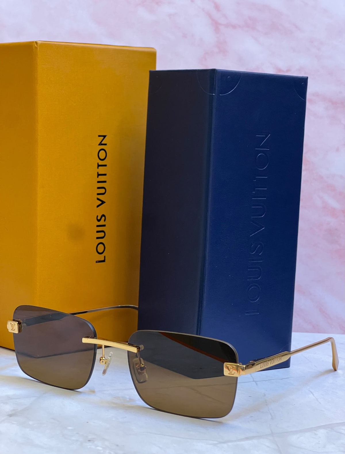 Louis Vuitton Sunglasses - Gold & Brown