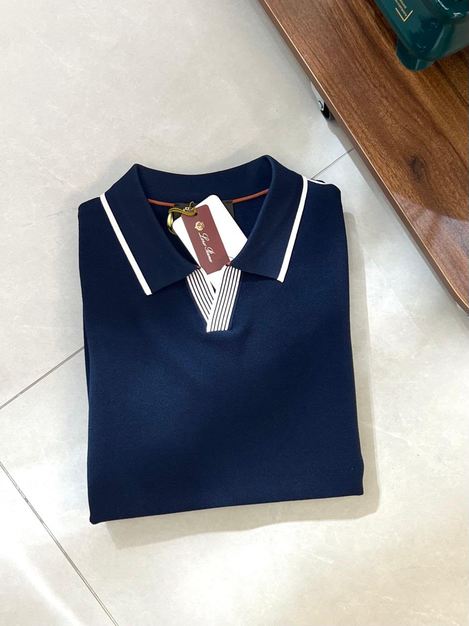 Loro Piana Polo Shirt - Navy