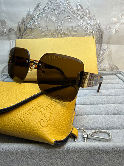 Loewe Rectangular Rimless Sunglasses - 
