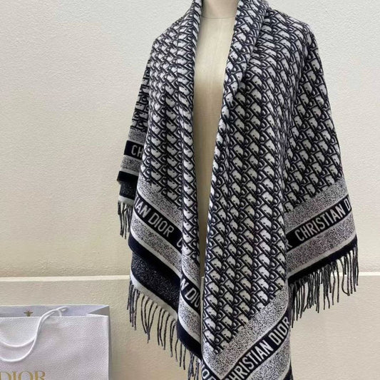 Dior Panel Scarf - Black Monogram