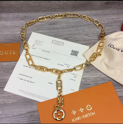 Louis Vuitton Belt - Gold
