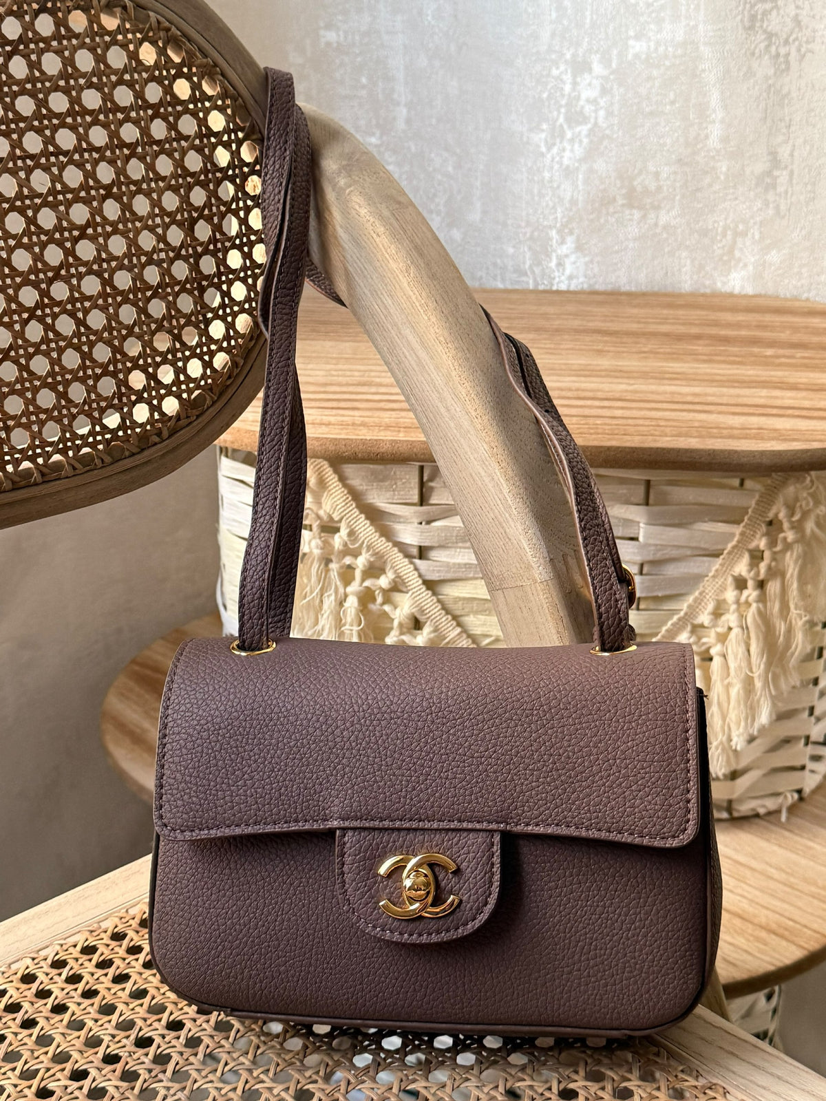 Chanel Shoulder Bag - Brown