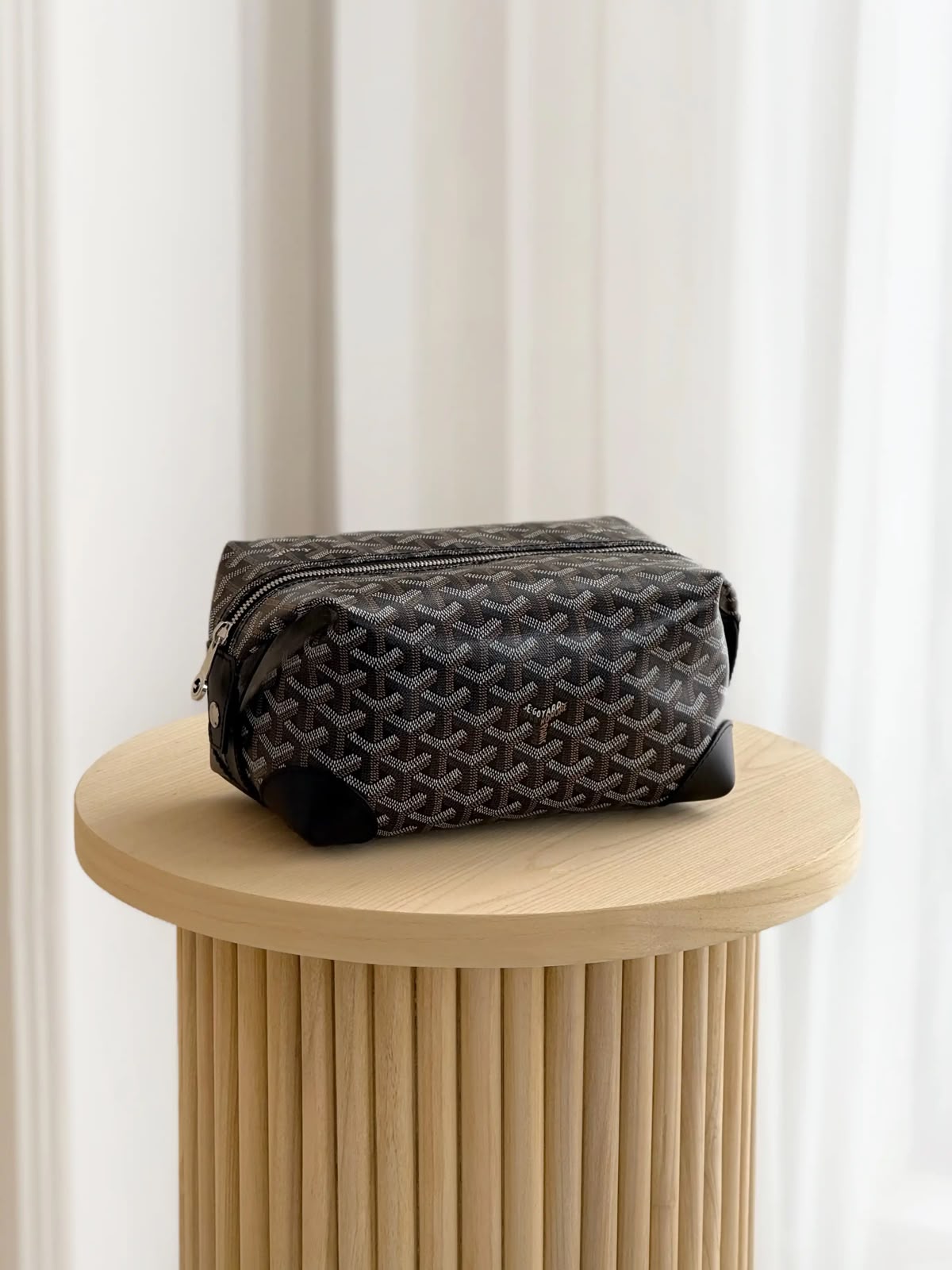Goyard Toiletry Bag - Black Monogram