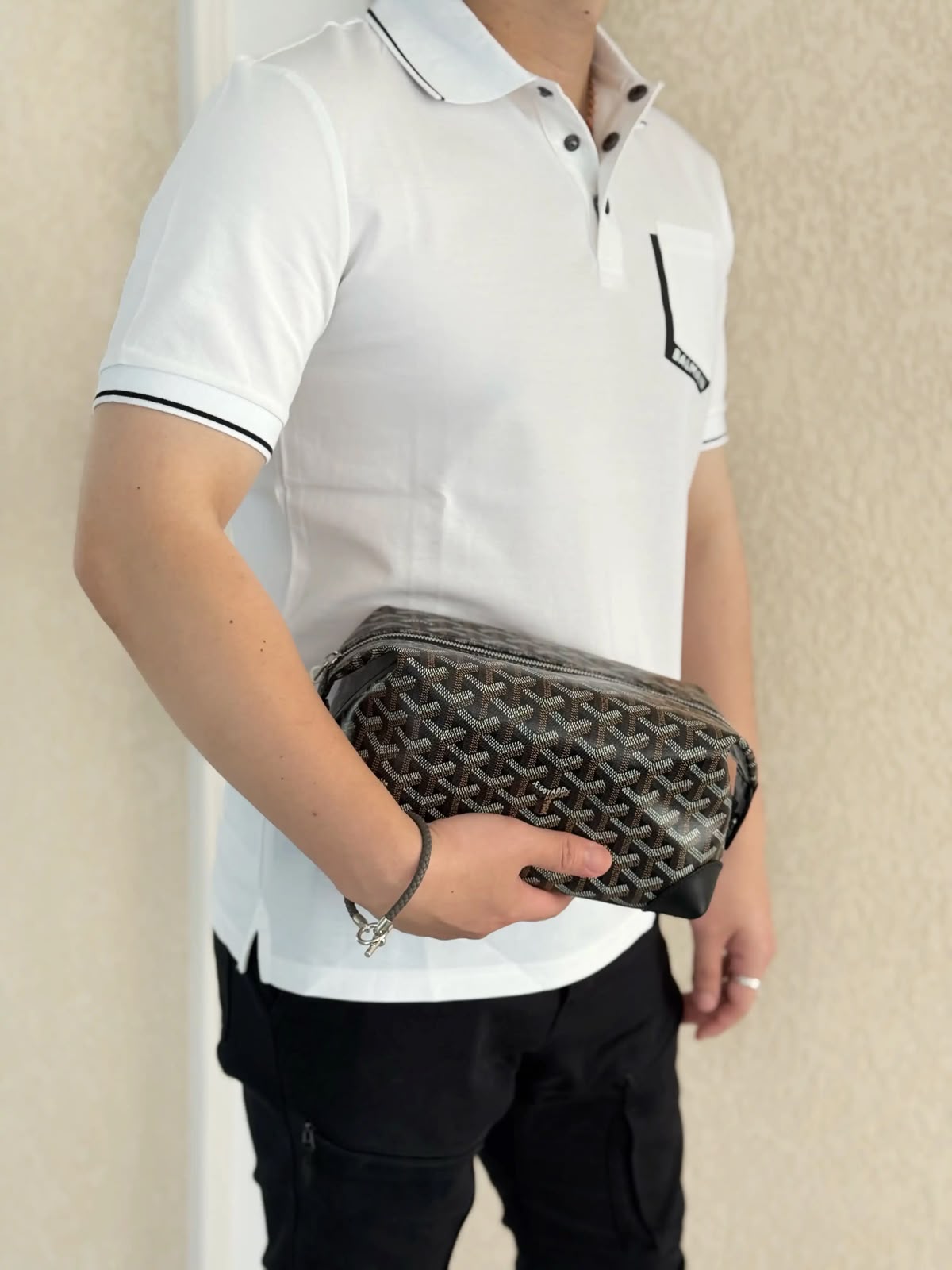 Goyard Toiletry Bag - Black Monogram