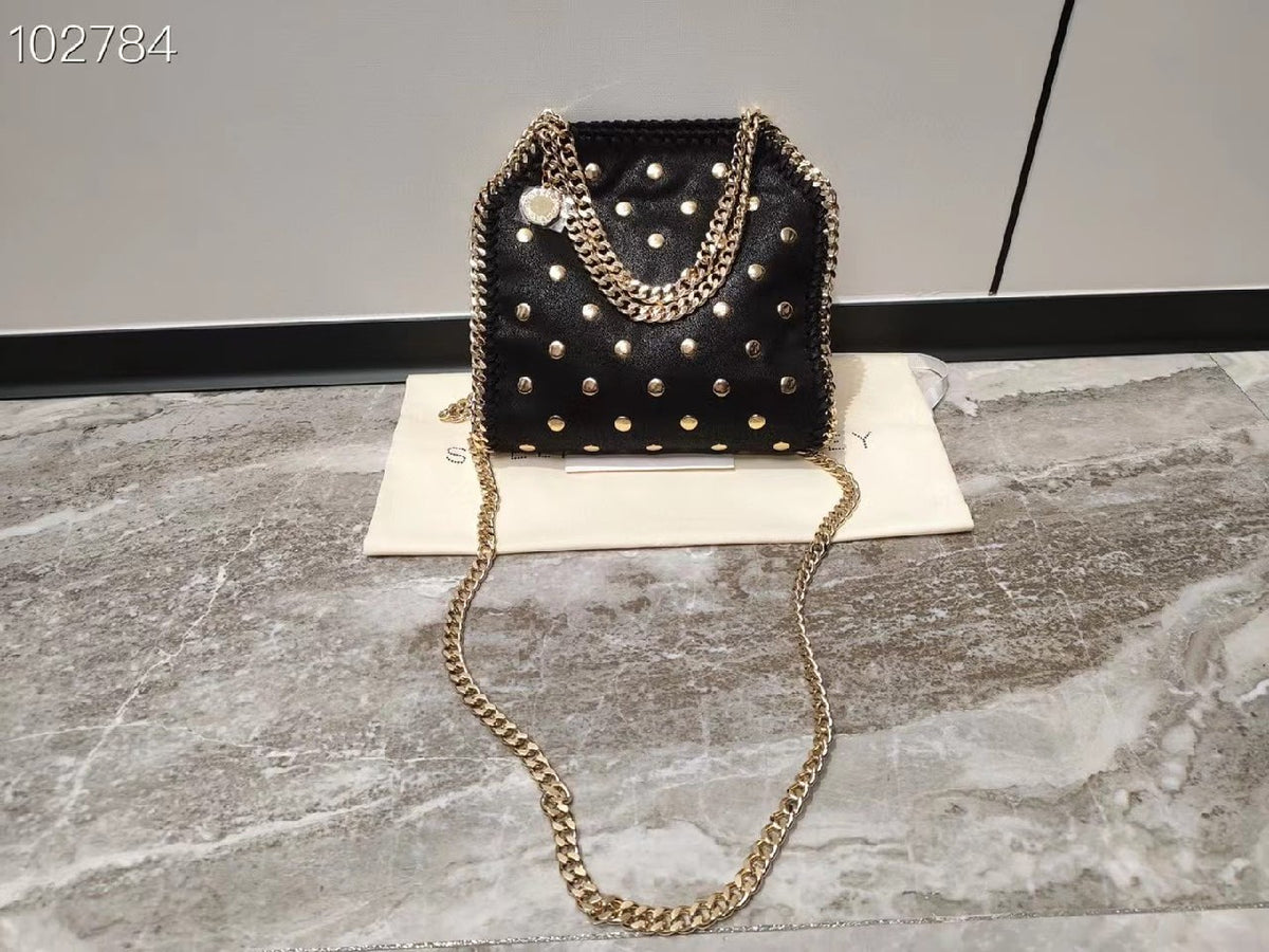Stella McCartney Allover Stud Tote Bag - Black