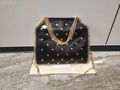 Stella McCartney Allover Stud Tote Bag - Black