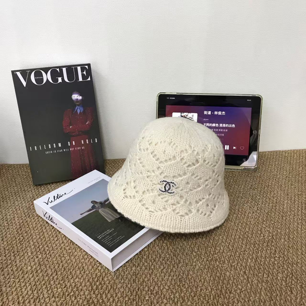 Chanel Hat - White