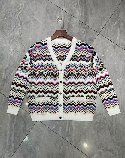 Missoni Chevron Cardigan - Multi