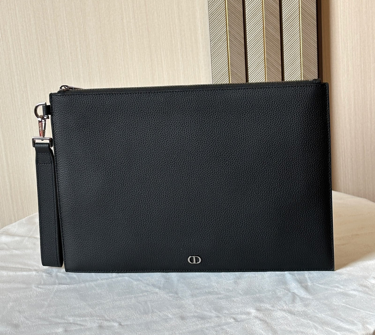 Dior Front-Logo Clutch - Black