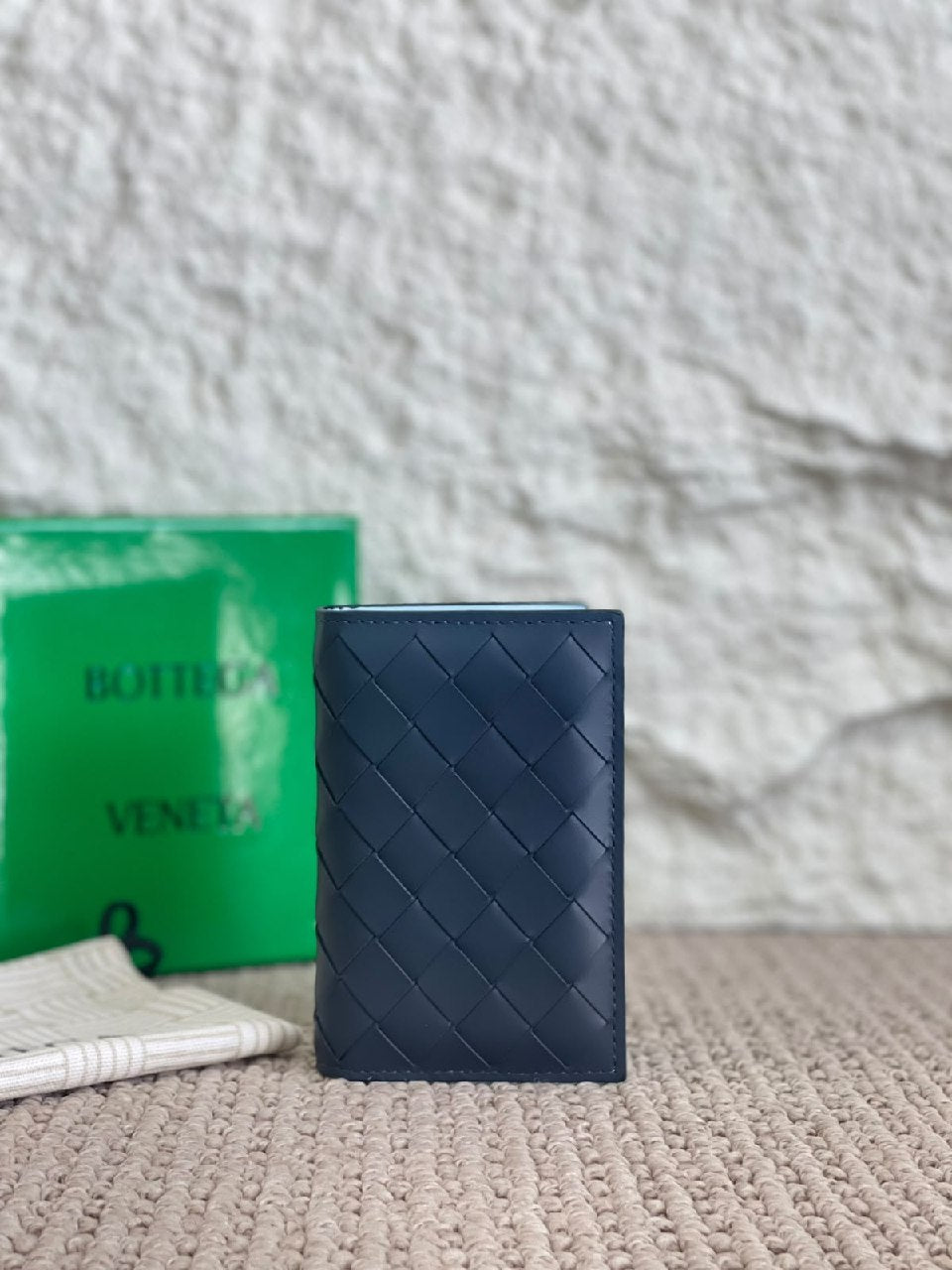Bottega Veneta Card Holder - Navy