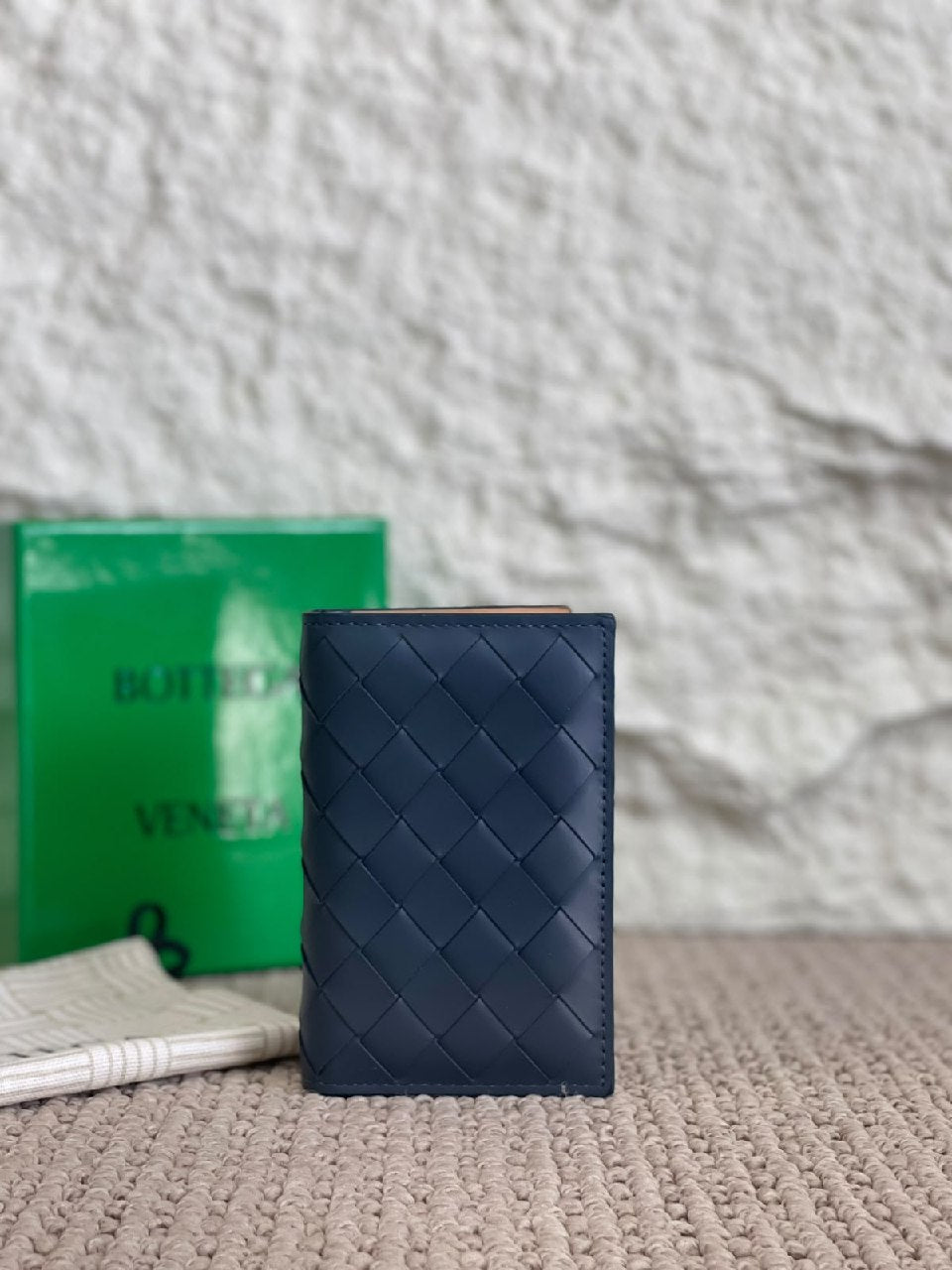Bottega Veneta Card Holder - Navy