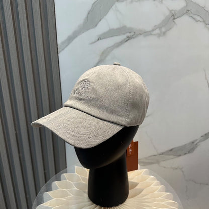 Loro Piana Seamed Curved-Brim Cap - Beige