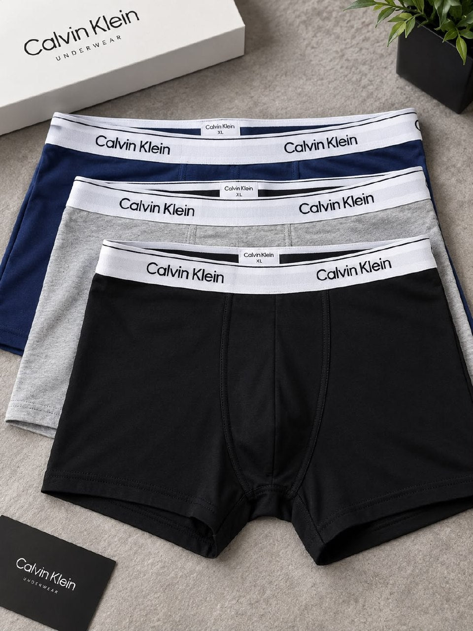 Calvin Klein Boxers - Navy, Grey, Black