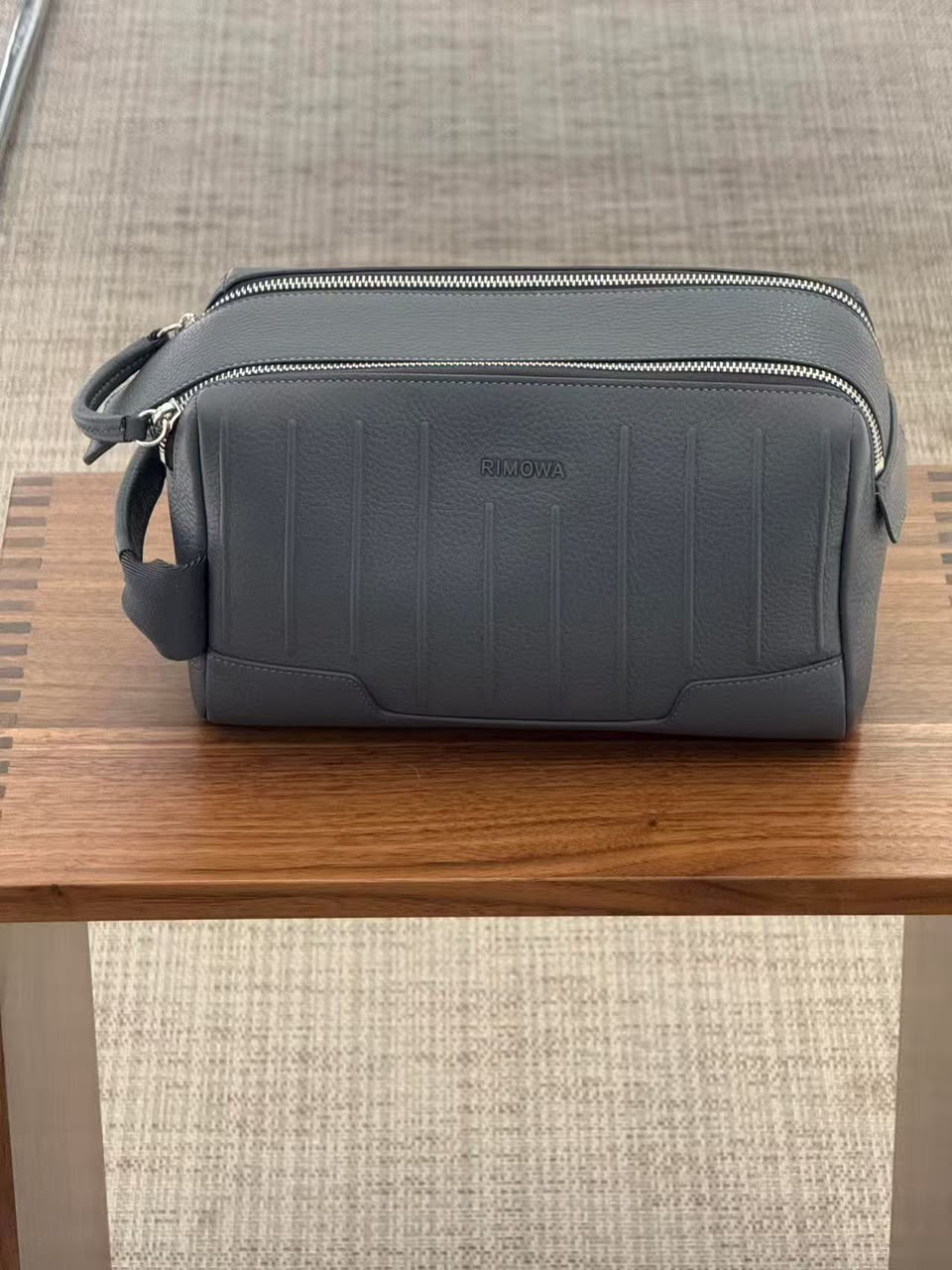 Rimowa Wash Bag - Grey, Black