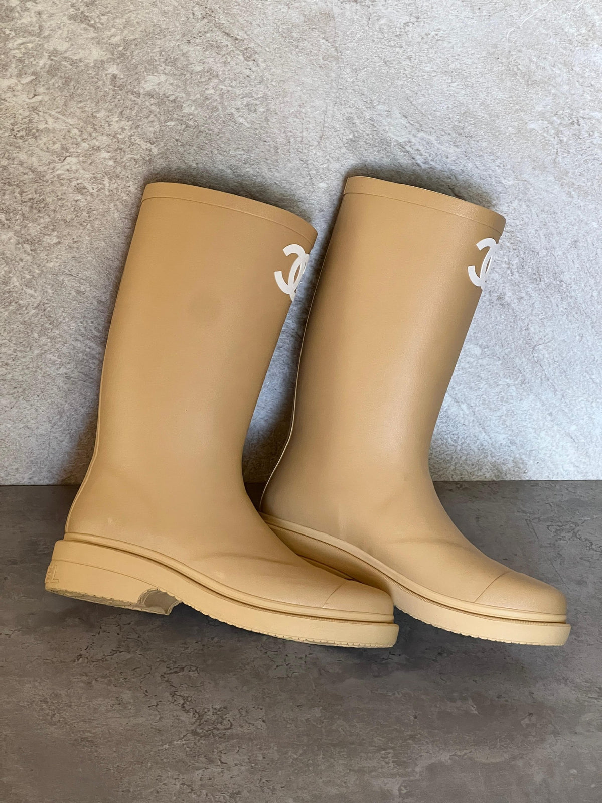 Chanel Boots - Beige