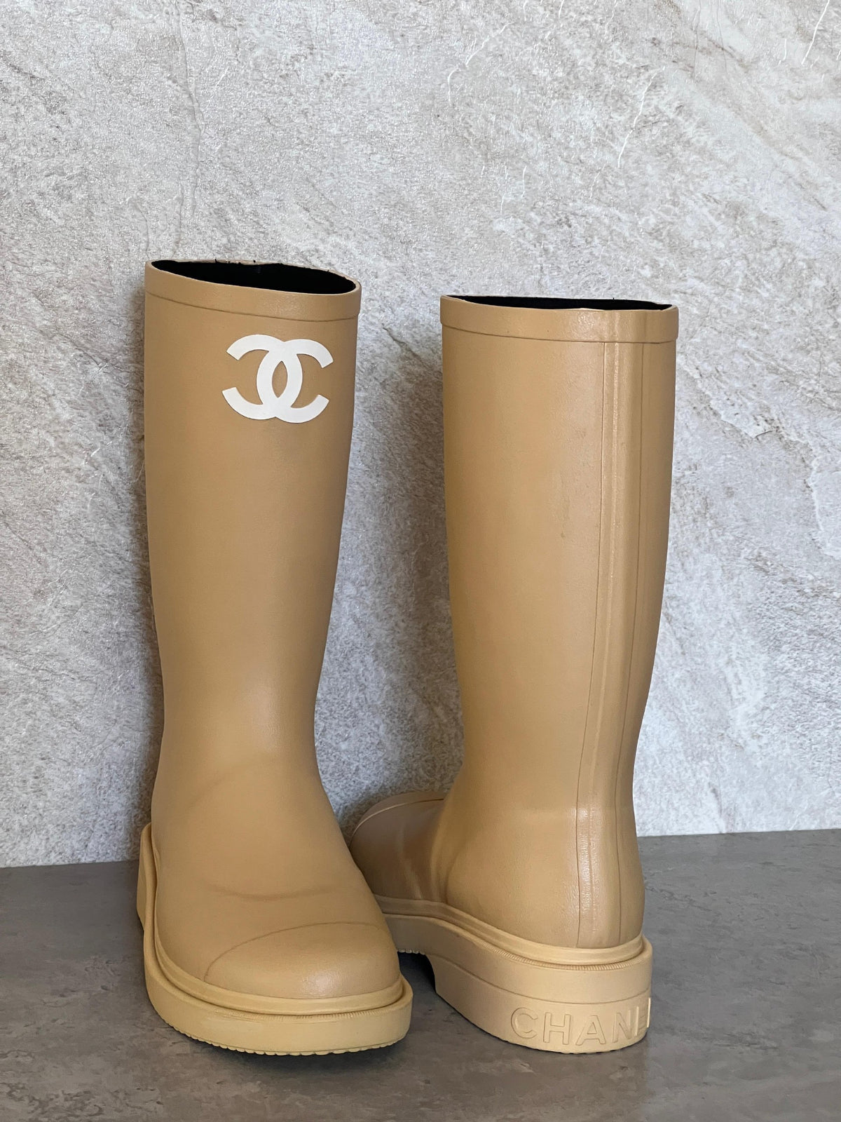 Chanel Boots - Beige