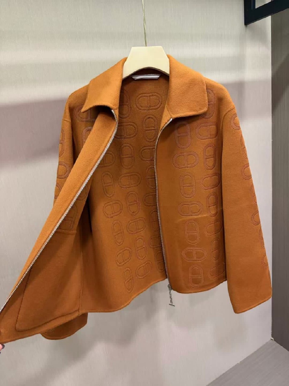 Dior Zip-Front Jacket - Brown, White
