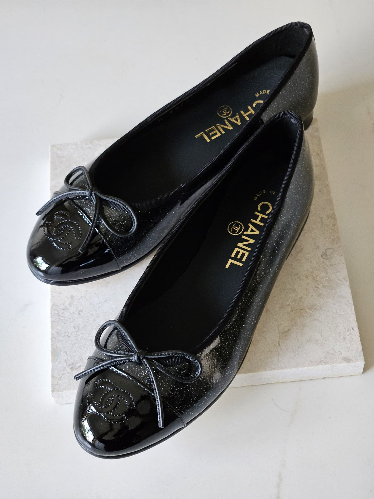 Chanel Bow Ballerina - Black