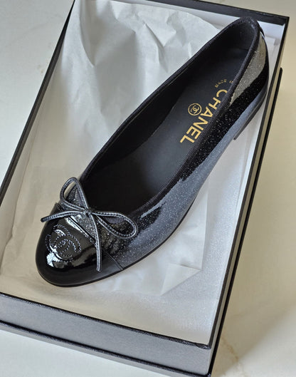 Chanel Bow Ballerina - Black