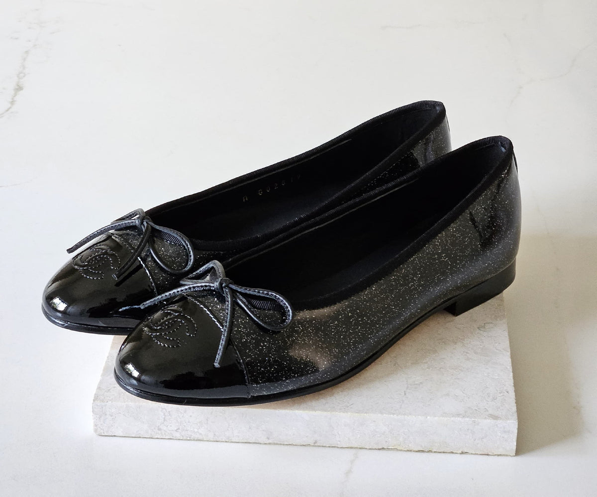 Chanel Bow Ballerina - Black