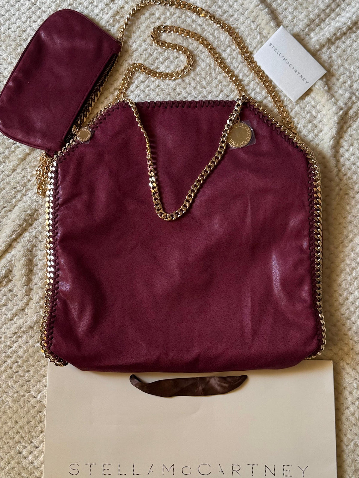 Stella McCartney Tote Bag - Burgundy
