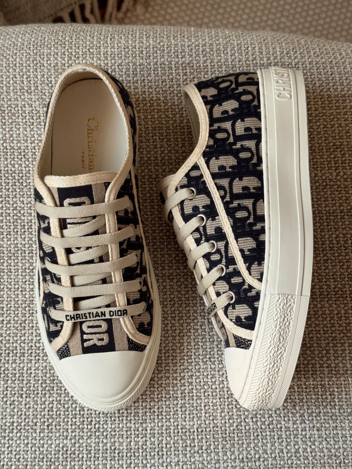 Dior Sneakers - Grey & White, Black & Beige, Grey, White, Black, Beige